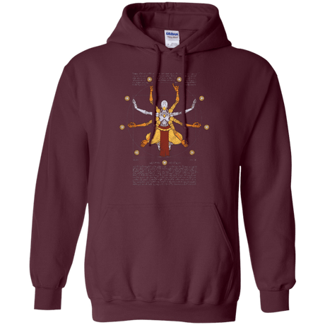 Sweatshirts Maroon / Small Vitruvian Omnic Pullover Hoodie