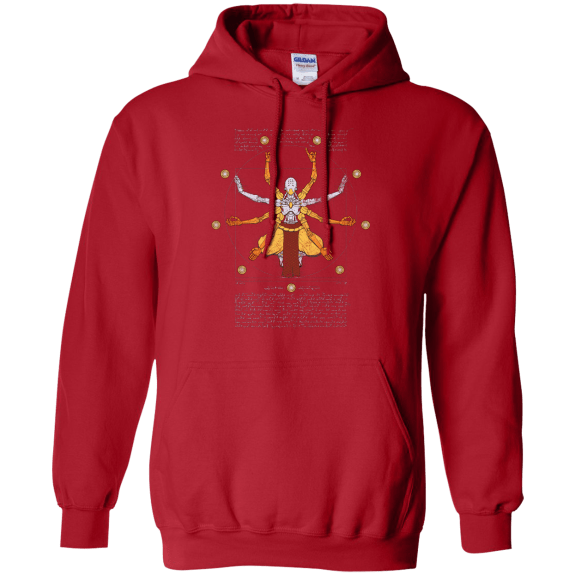 Sweatshirts Red / Small Vitruvian Omnic Pullover Hoodie
