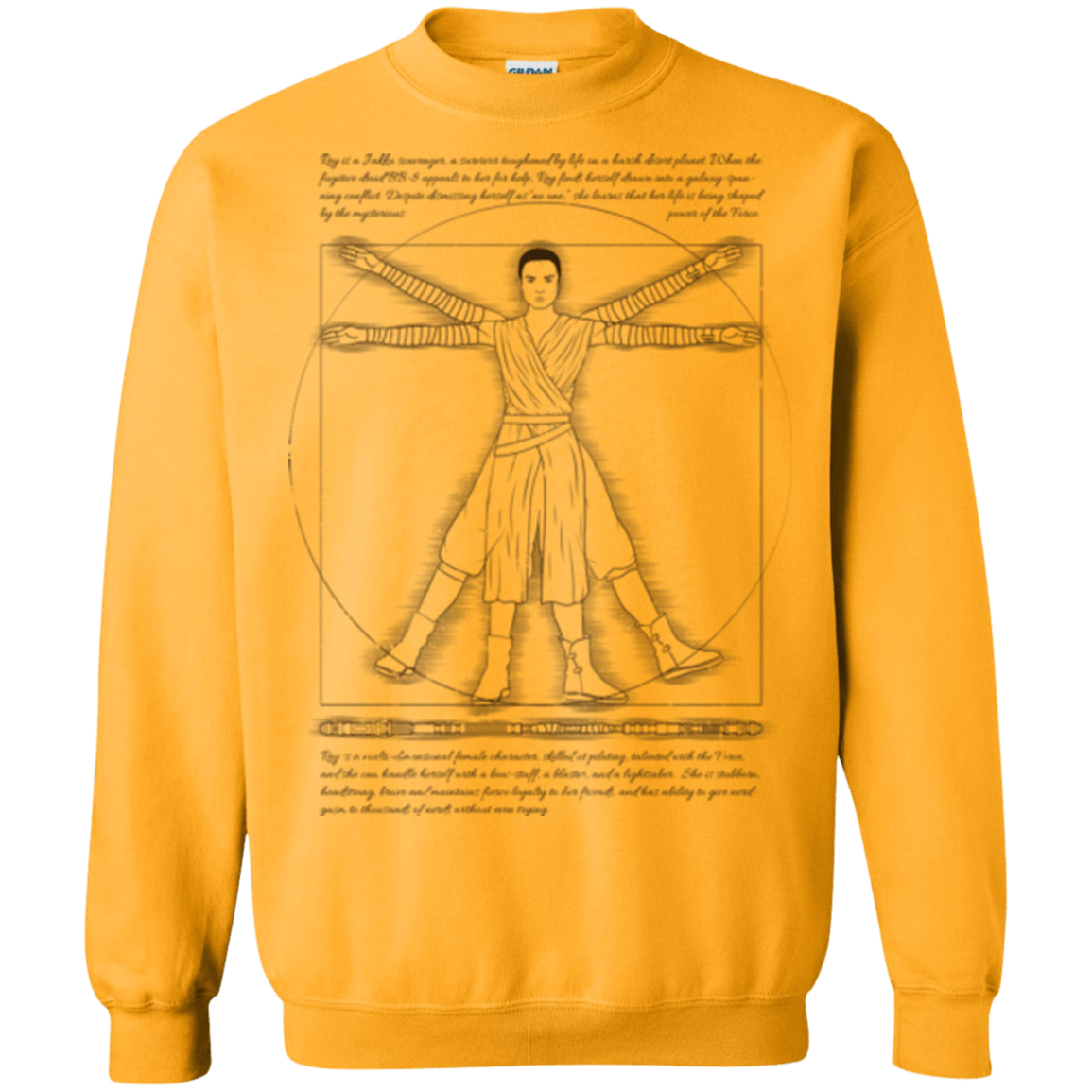 Sweatshirts Gold / Small Vitruvian Rey Crewneck Sweatshirt