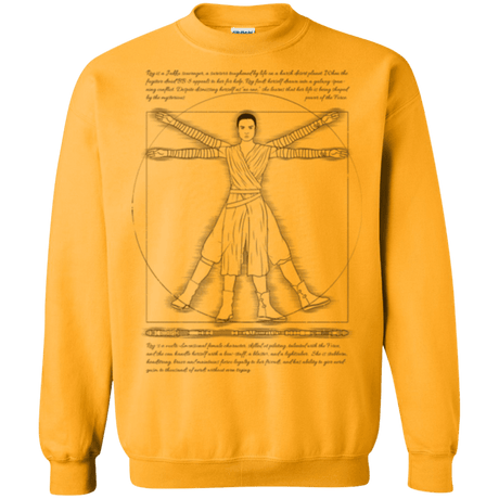 Sweatshirts Gold / Small Vitruvian Rey Crewneck Sweatshirt