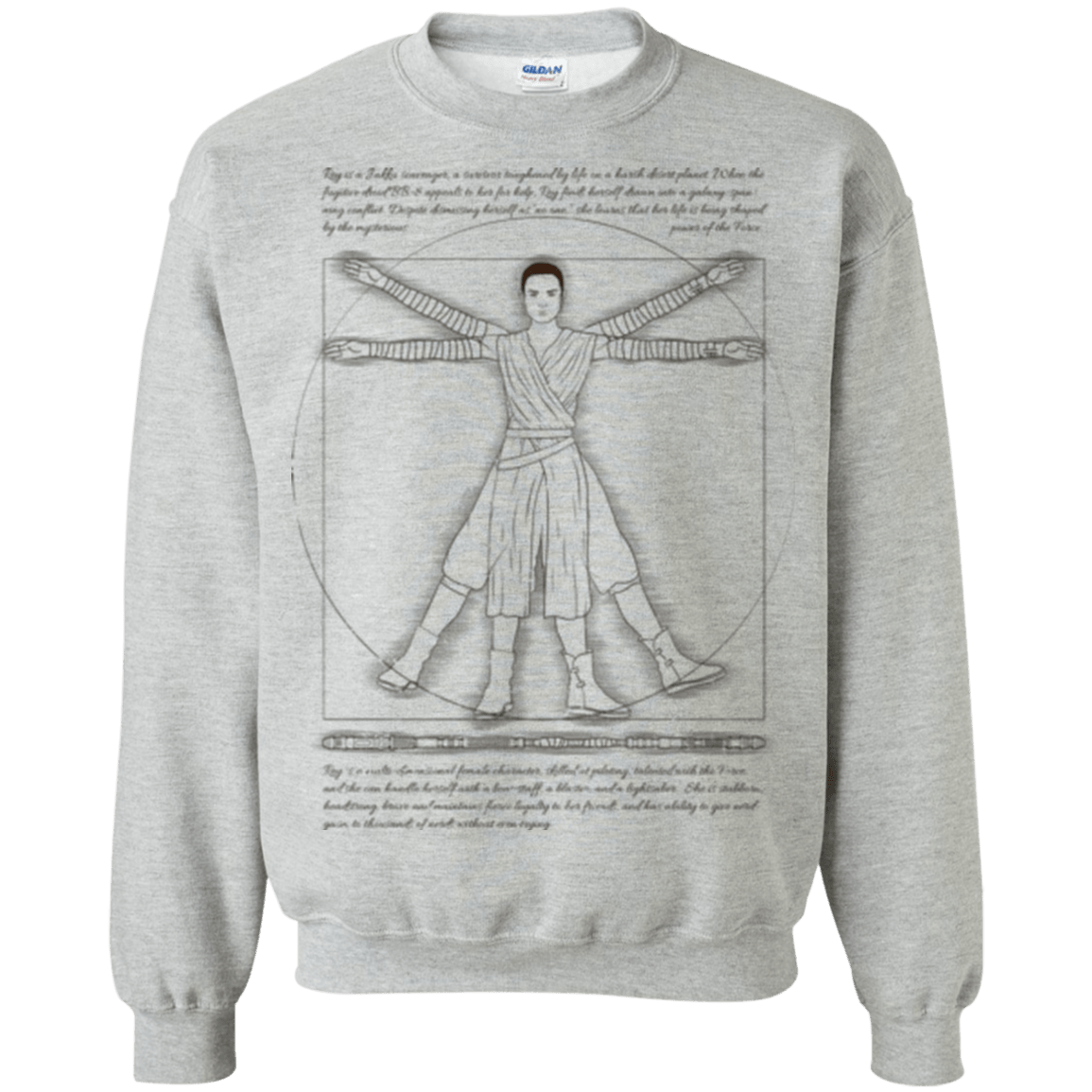 Sweatshirts Sport Grey / Small Vitruvian Rey Crewneck Sweatshirt