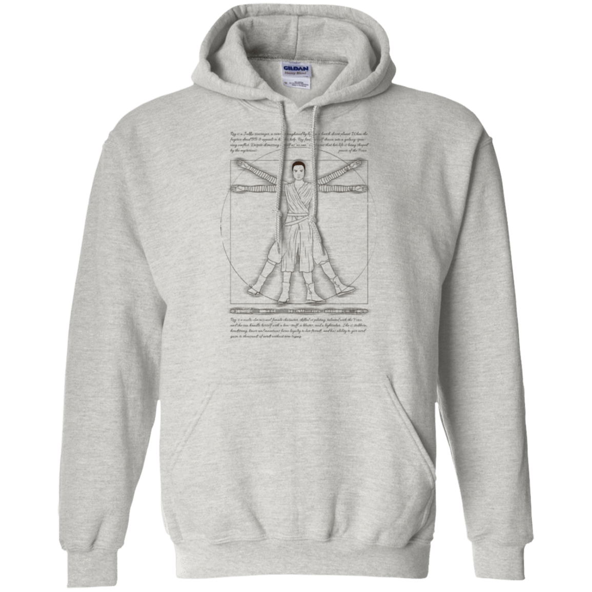 Sweatshirts Ash / Small Vitruvian Rey Pullover Hoodie