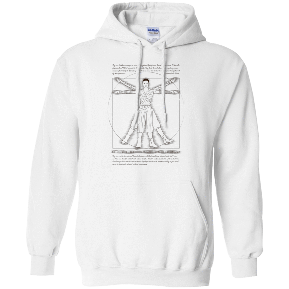 Sweatshirts White / Small Vitruvian Rey Pullover Hoodie