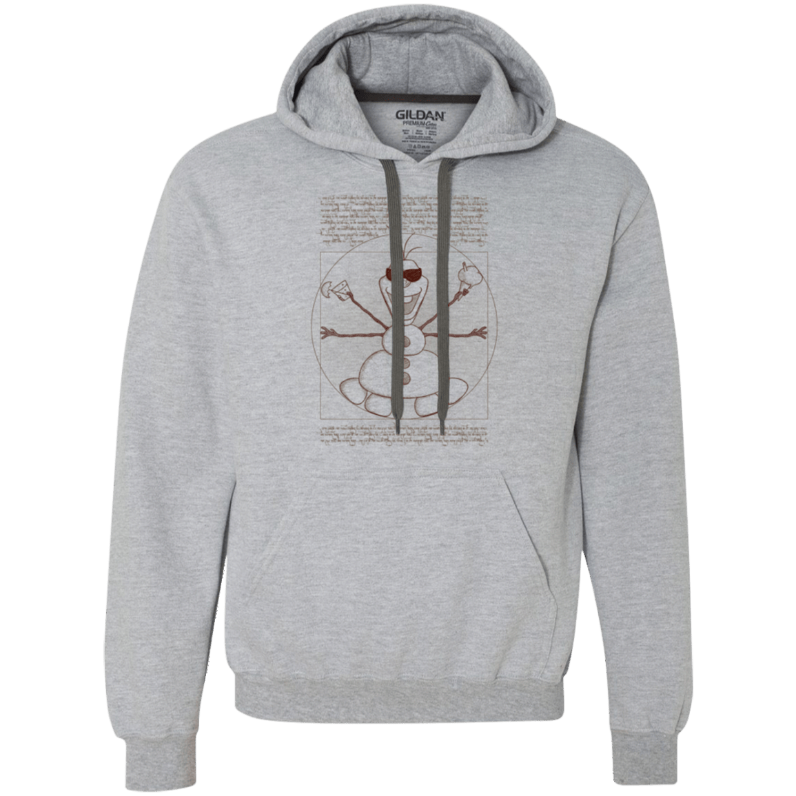 Sweatshirts Sport Grey / Small Vitruvian Summer Premium Fleece Hoodie