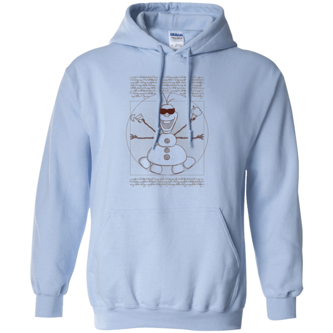 Sweatshirts Light Blue / Small Vitruvian Summer Pullover Hoodie