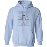 Sweatshirts Light Blue / Small Vitruvian Summer Pullover Hoodie