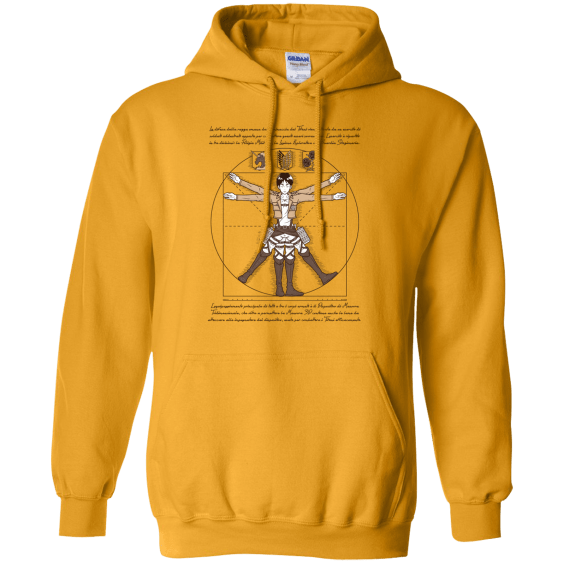 Sweatshirts Gold / Small VITRUVIAN TRAINEE Pullover Hoodie
