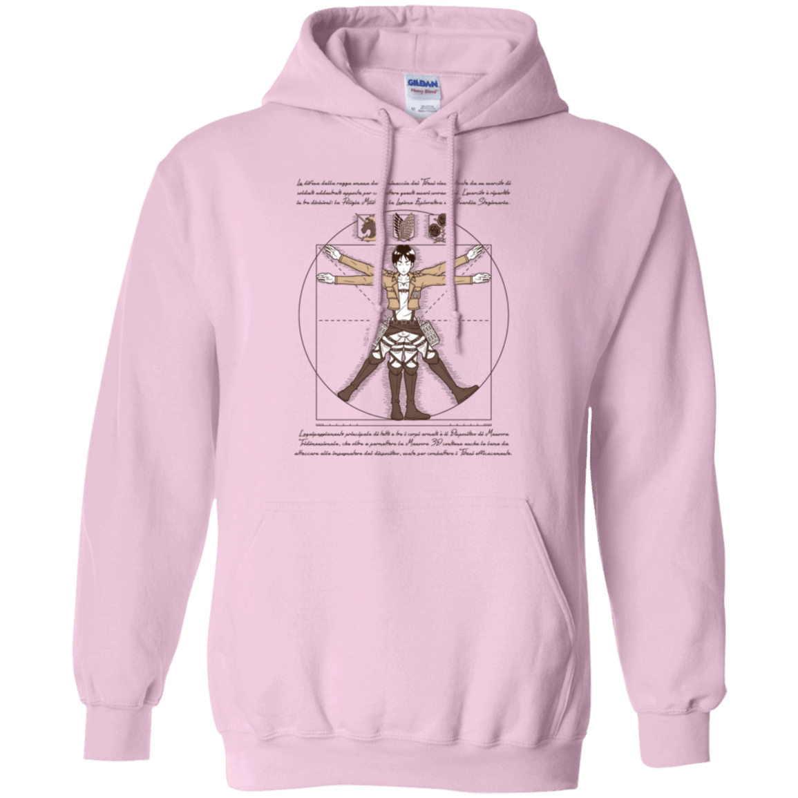 Sweatshirts Light Pink / Small VITRUVIAN TRAINEE Pullover Hoodie
