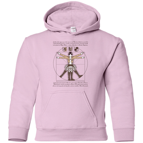 Sweatshirts Light Pink / YS VITRUVIAN TRAINEE Youth Hoodie