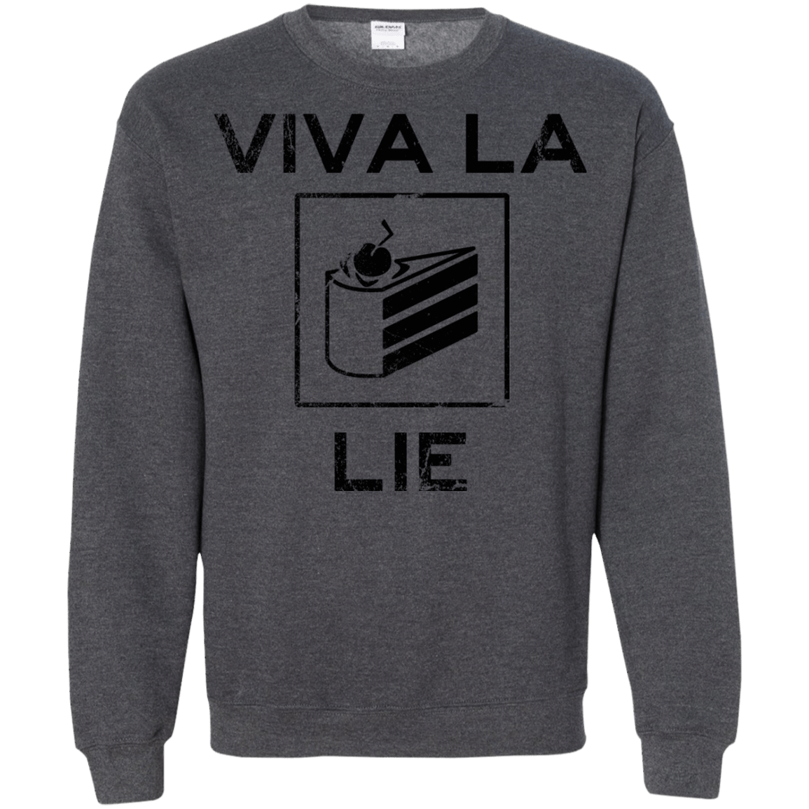 Sweatshirts Dark Heather / S Viva La Lie Crewneck Sweatshirt