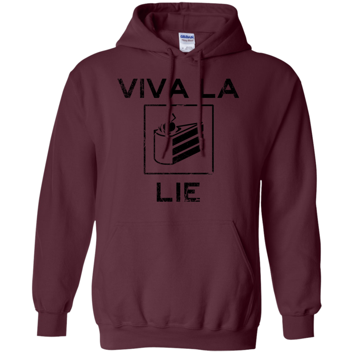 Sweatshirts Maroon / S Viva La Lie Pullover Hoodie