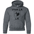 Sweatshirts Dark Heather / YS Viva La Lie Youth Hoodie