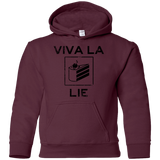 Sweatshirts Maroon / YS Viva La Lie Youth Hoodie