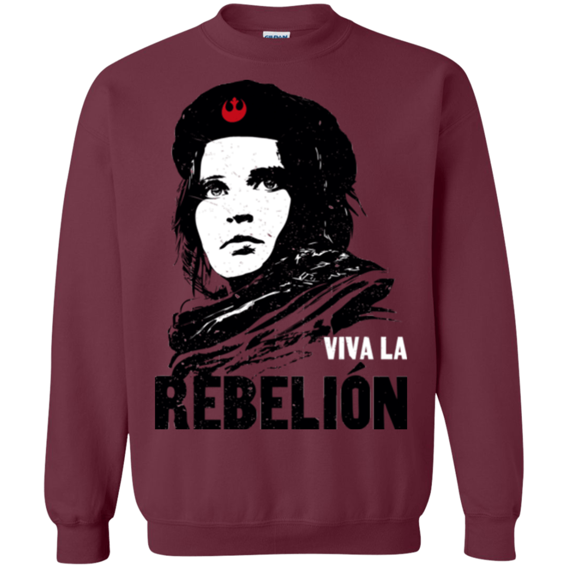 Sweatshirts Maroon / S Viva la Rebelion Crewneck Sweatshirt