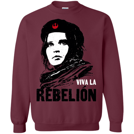 Sweatshirts Maroon / S Viva la Rebelion Crewneck Sweatshirt