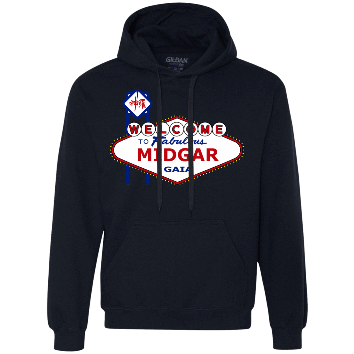 Sweatshirts Navy / Small Viva Midgar Premium Fleece Hoodie