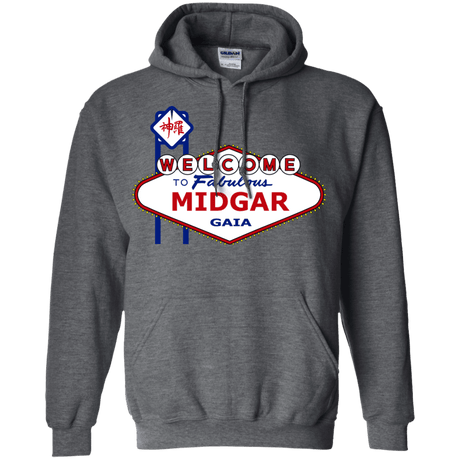 Sweatshirts Dark Heather / Small Viva Midgar Pullover Hoodie