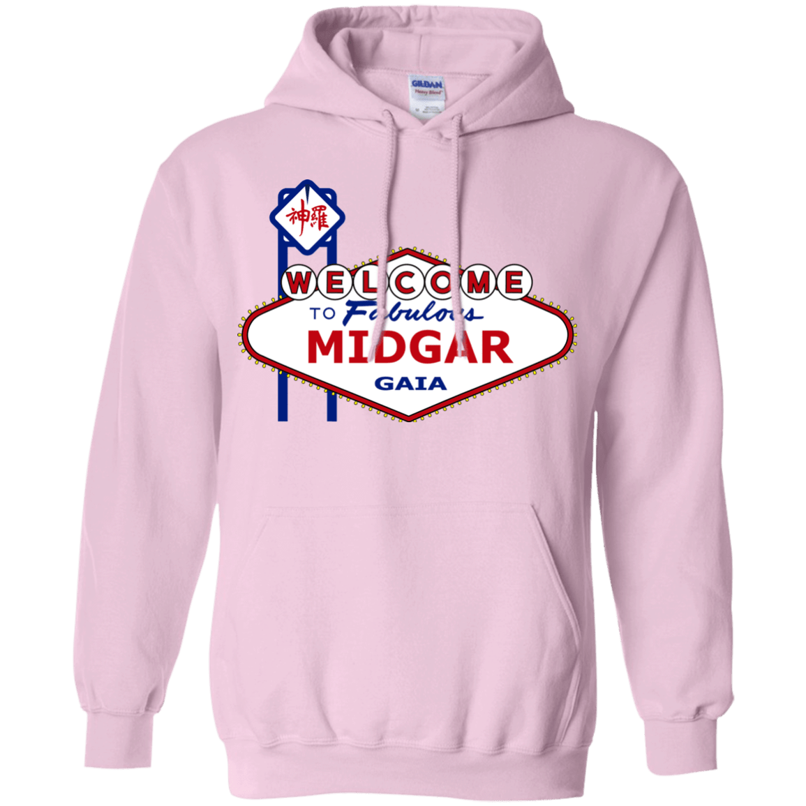 Sweatshirts Light Pink / Small Viva Midgar Pullover Hoodie