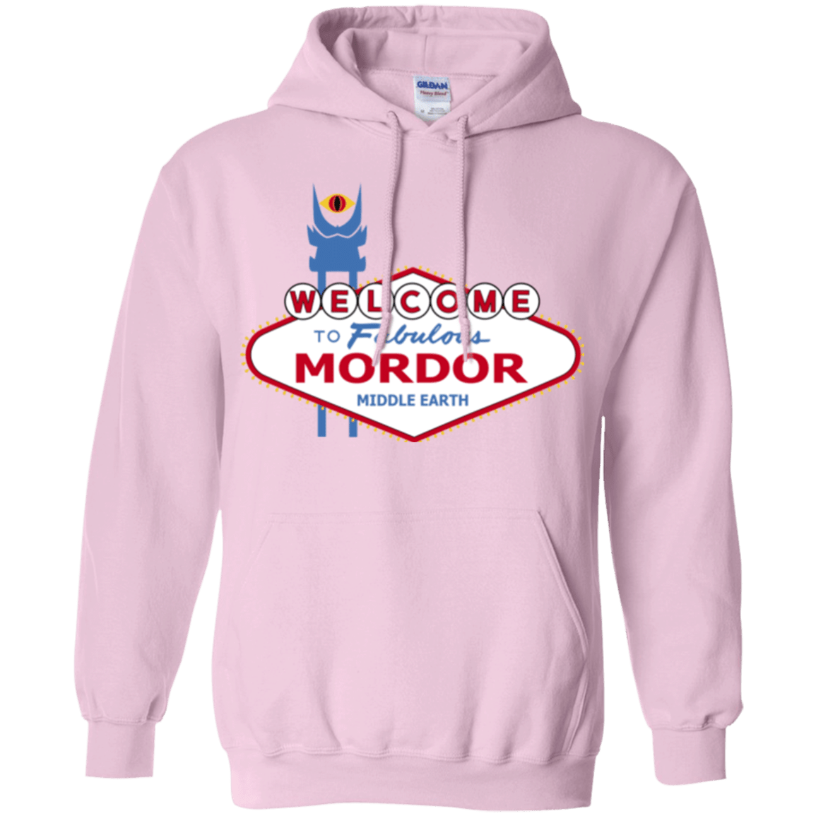 Sweatshirts Light Pink / Small Viva Mordor Pullover Hoodie