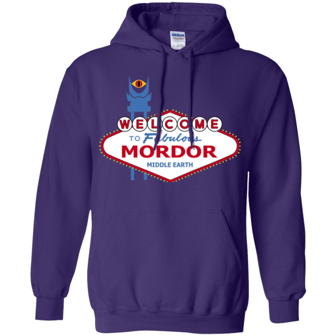 Sweatshirts Purple / Small Viva Mordor Pullover Hoodie