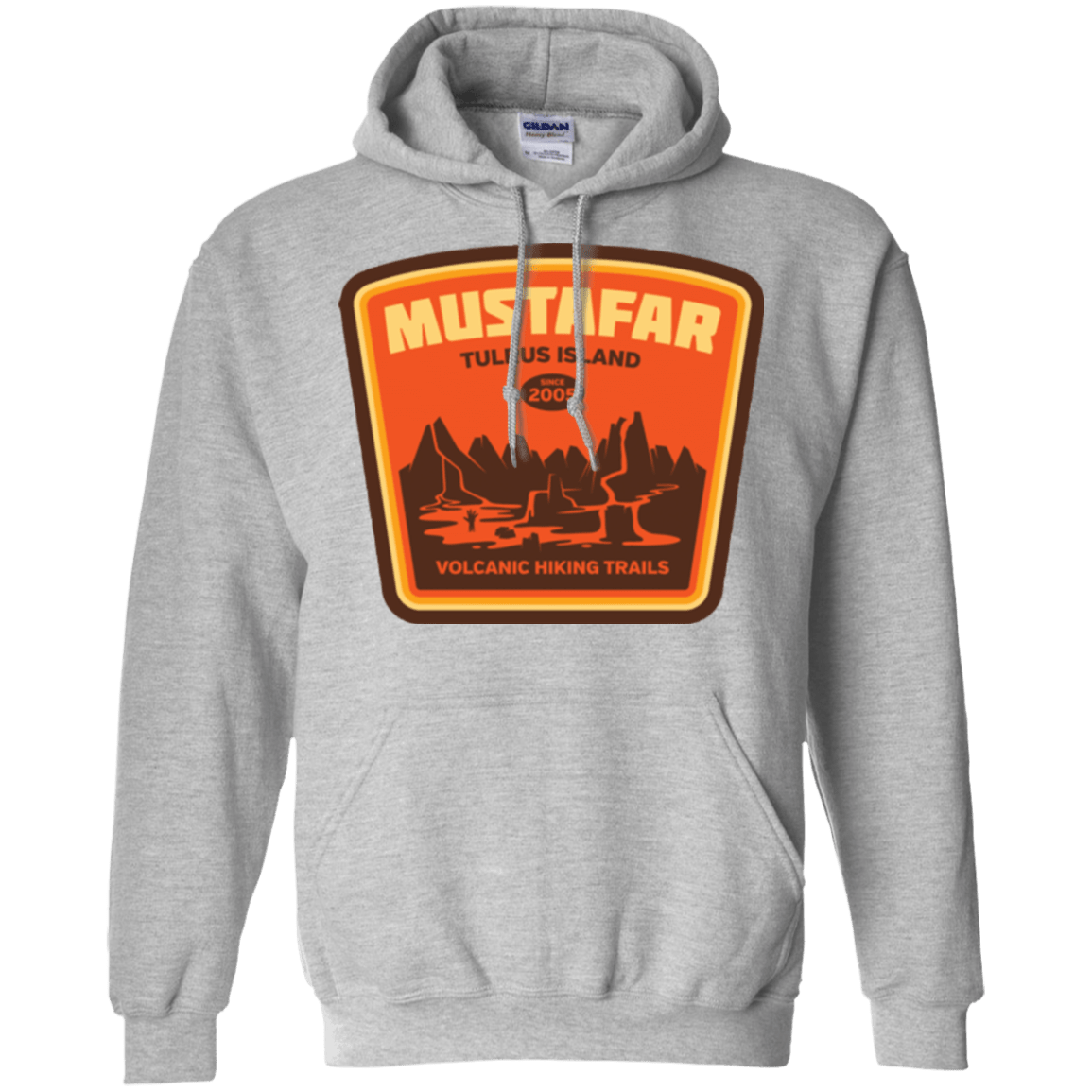 Sweatshirts Sport Grey / Small Volcanic Hiking Trails Pullover Hoodie