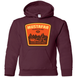 Sweatshirts Maroon / YS Volcanic Hiking Trails Youth Hoodie