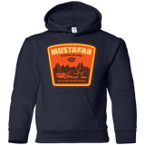 Sweatshirts Navy / YS Volcanic Hiking Trails Youth Hoodie