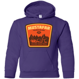 Sweatshirts Purple / YS Volcanic Hiking Trails Youth Hoodie