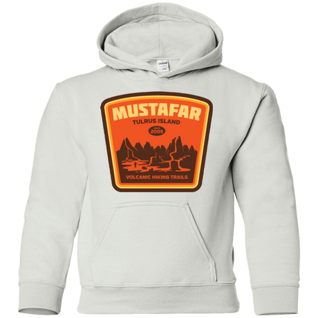 Sweatshirts White / YS Volcanic Hiking Trails Youth Hoodie