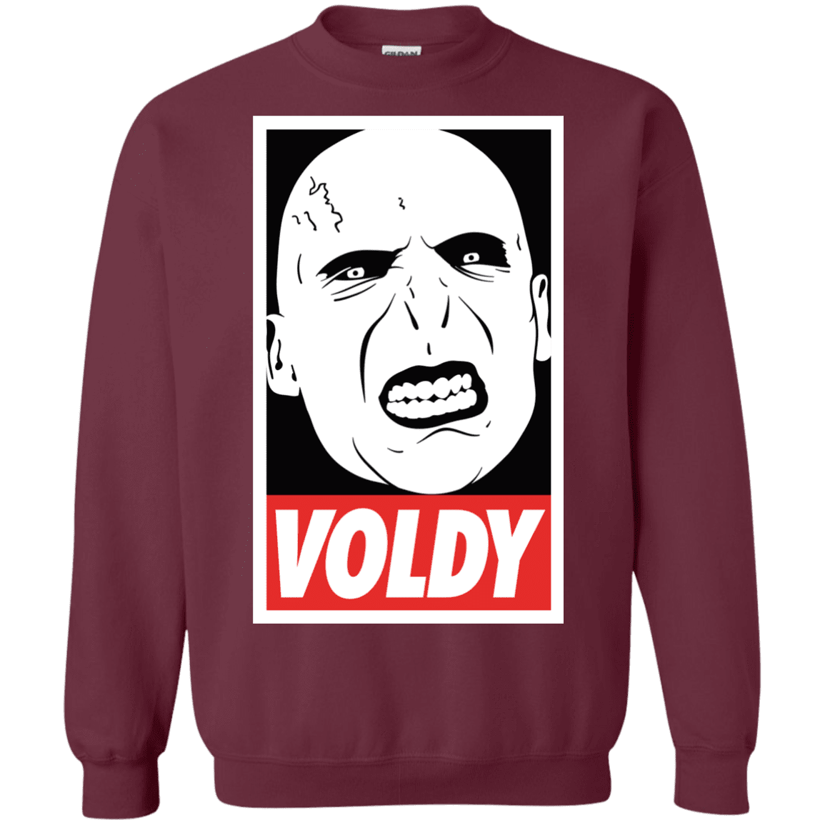 Sweatshirts Maroon / Small Voldy Crewneck Sweatshirt