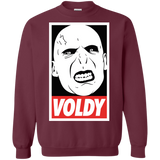 Sweatshirts Maroon / Small Voldy Crewneck Sweatshirt