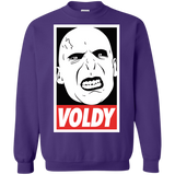 Sweatshirts Purple / Small Voldy Crewneck Sweatshirt