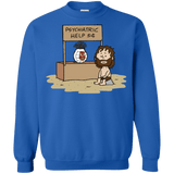 Sweatshirts Royal / Small Volleyball Help Crewneck Sweatshirt