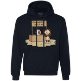 Sweatshirts Navy / Small Volleyball Help Premium Fleece Hoodie