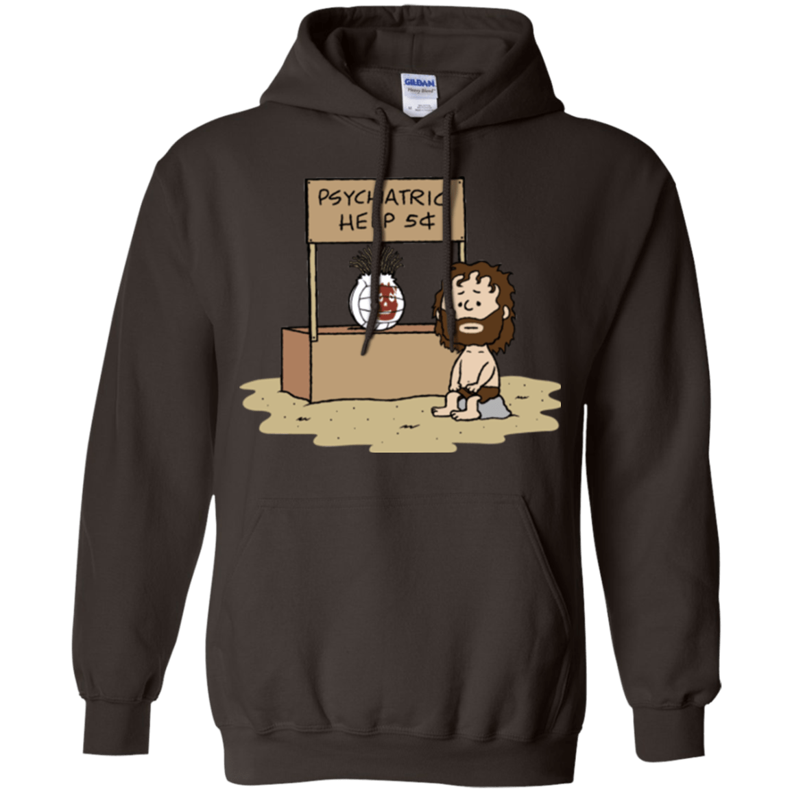 Sweatshirts Dark Chocolate / Small Volleyball Help Pullover Hoodie