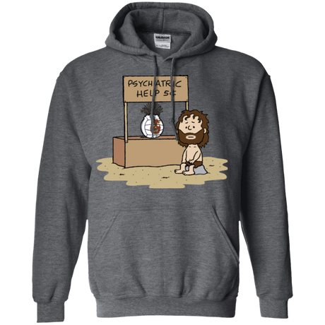 Sweatshirts Dark Heather / Small Volleyball Help Pullover Hoodie