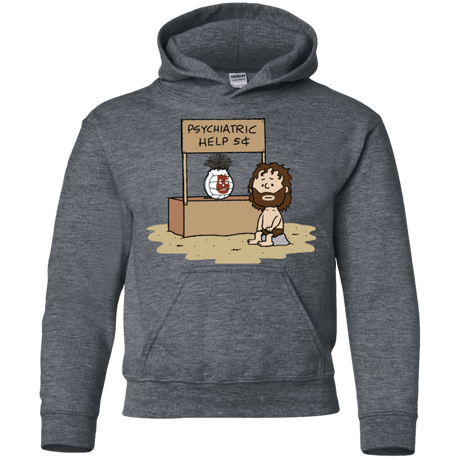 Sweatshirts Dark Heather / YS Volleyball Help Youth Hoodie