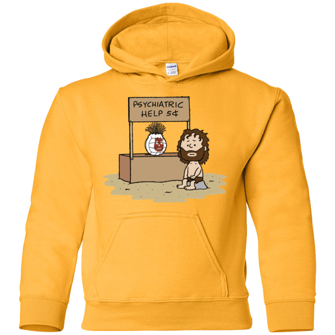 Sweatshirts Gold / YS Volleyball Help Youth Hoodie