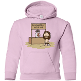 Sweatshirts Light Pink / YS Volleyball Help Youth Hoodie