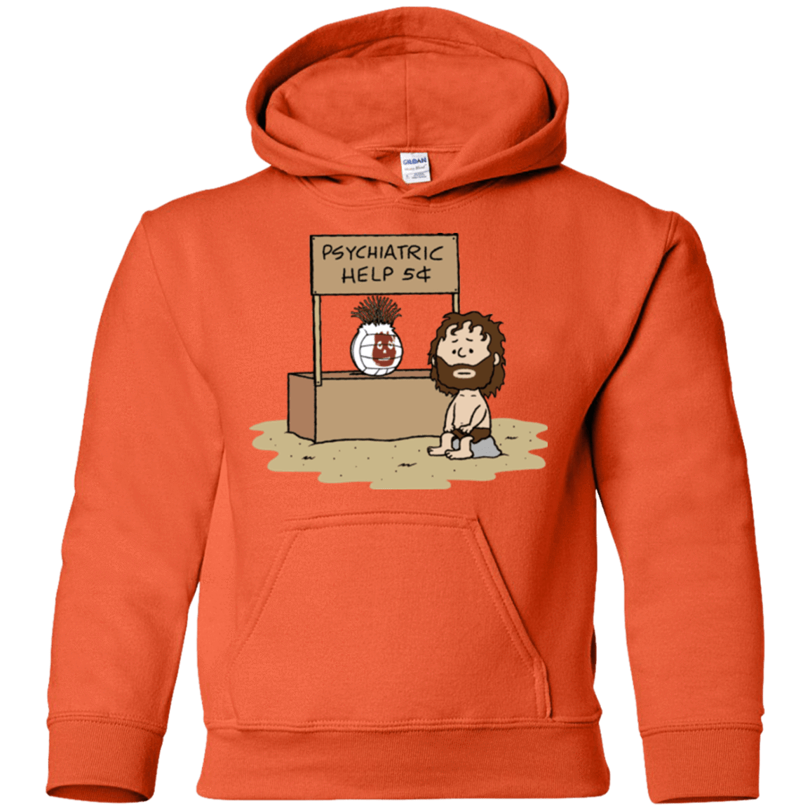 Sweatshirts Orange / YS Volleyball Help Youth Hoodie