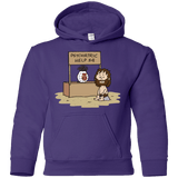 Sweatshirts Purple / YS Volleyball Help Youth Hoodie