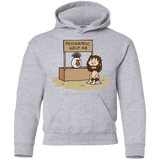 Sweatshirts Sport Grey / YS Volleyball Help Youth Hoodie