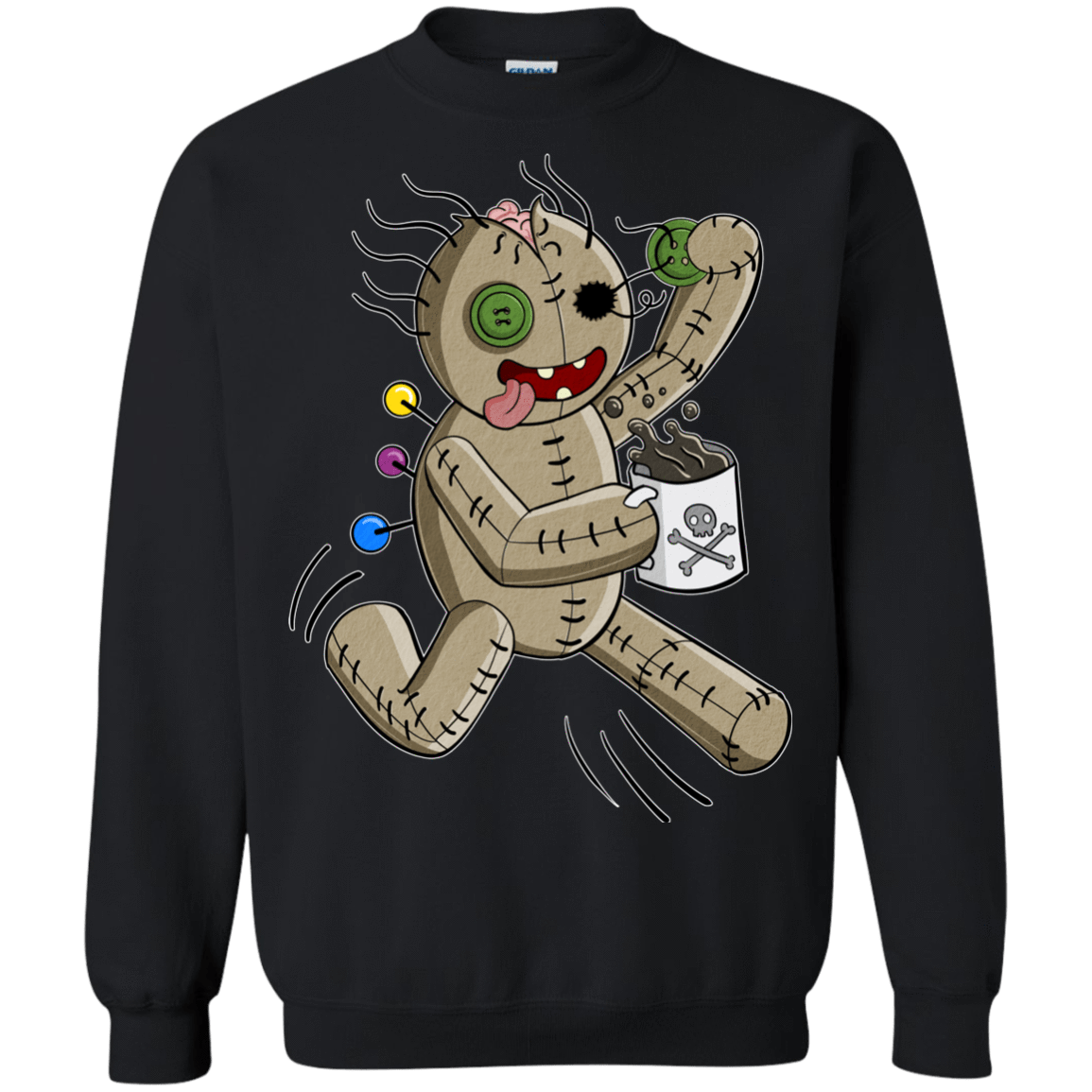 Sweatshirts Black / S Voodoo Coffee Runner Crewneck Sweatshirt