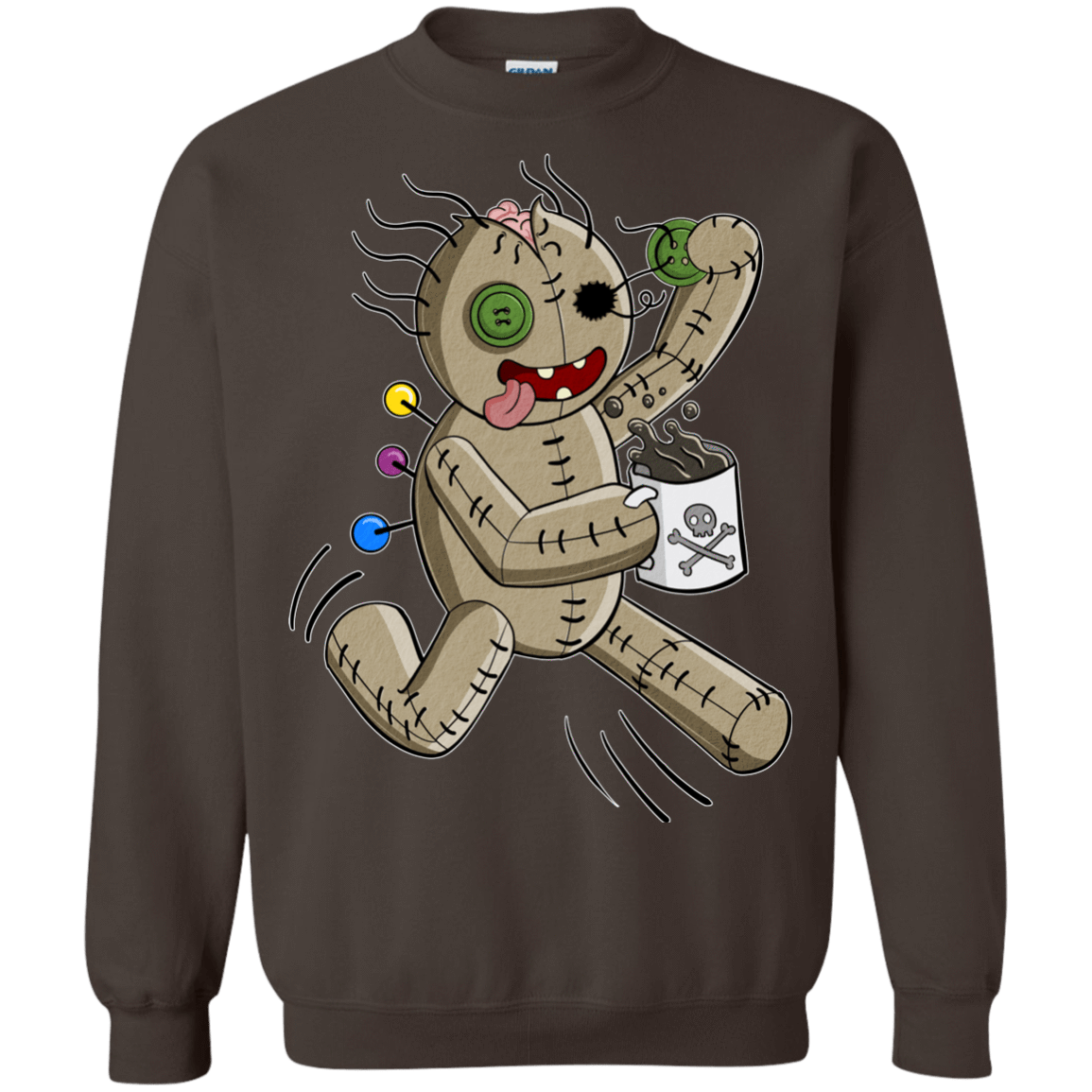 Sweatshirts Dark Chocolate / S Voodoo Coffee Runner Crewneck Sweatshirt