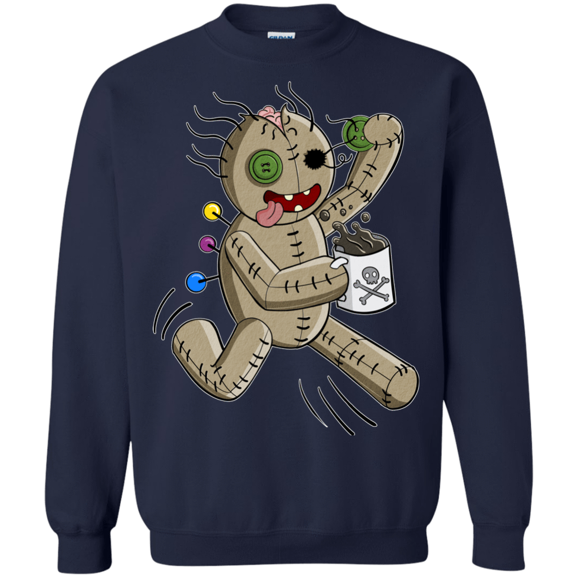 Sweatshirts Navy / S Voodoo Coffee Runner Crewneck Sweatshirt