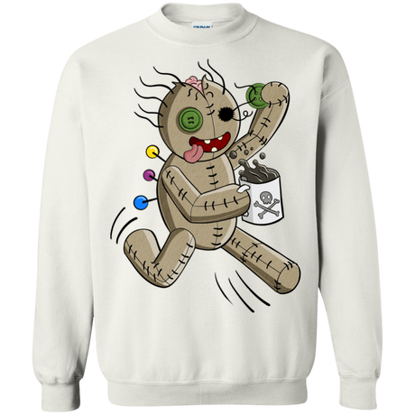 Sweatshirts White / S Voodoo Coffee Runner Crewneck Sweatshirt