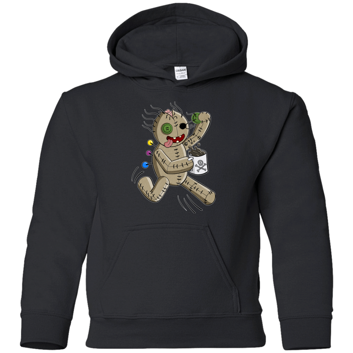 Sweatshirts Black / YS Voodoo Coffee Runner Youth Hoodie