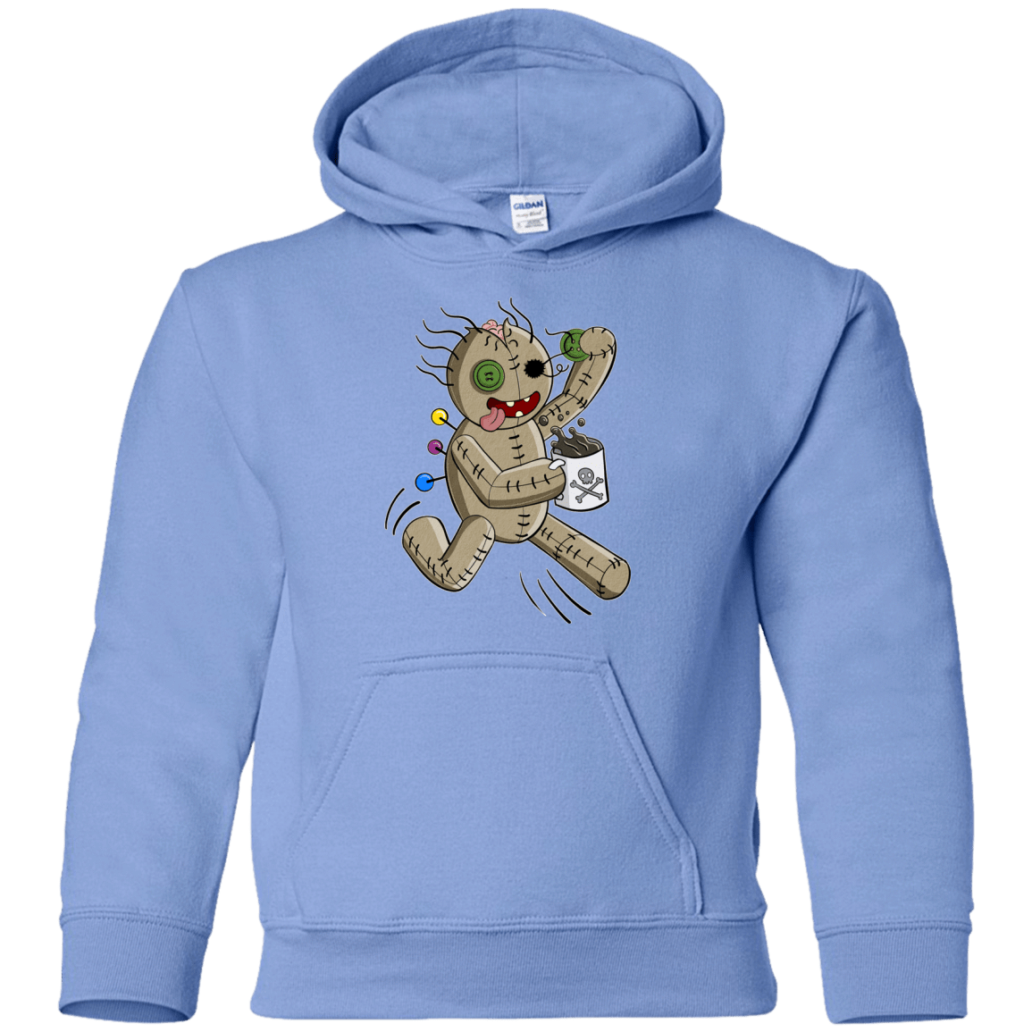 Sweatshirts Carolina Blue / YS Voodoo Coffee Runner Youth Hoodie