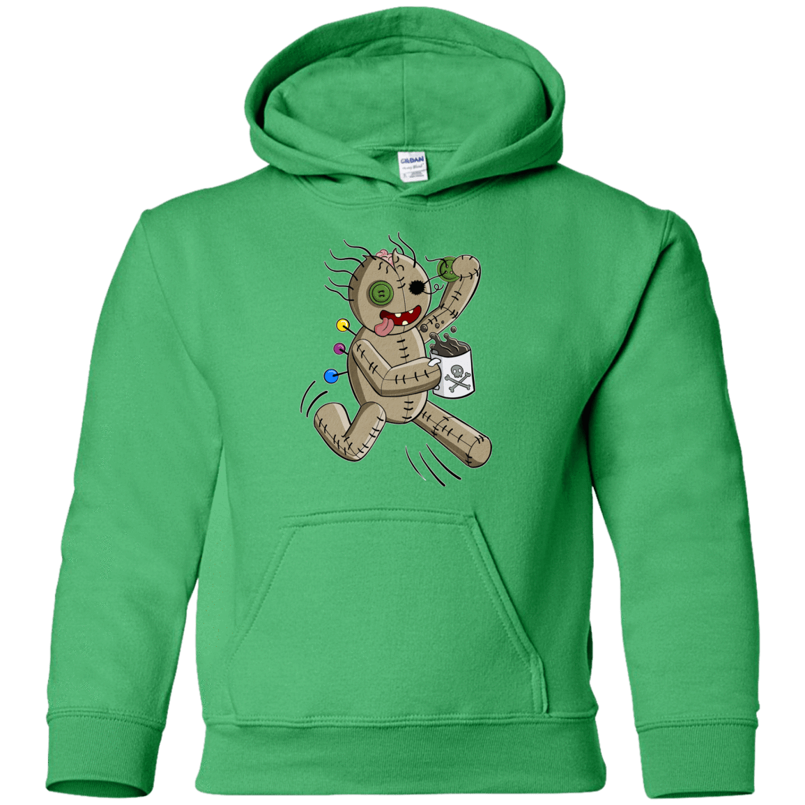 Sweatshirts Irish Green / YS Voodoo Coffee Runner Youth Hoodie