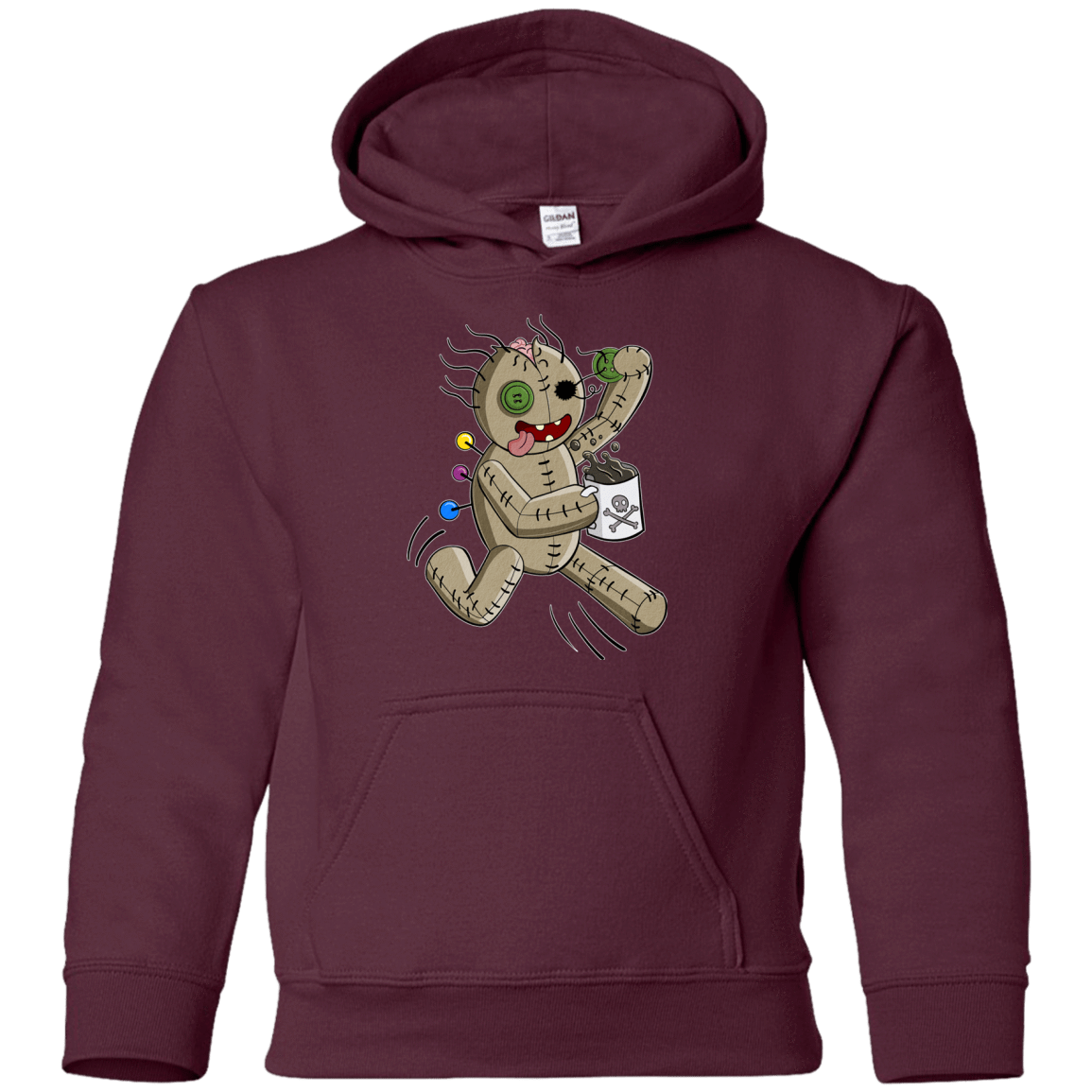 Sweatshirts Maroon / YS Voodoo Coffee Runner Youth Hoodie